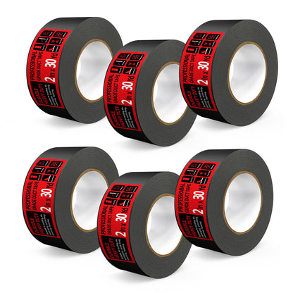 Black Duct Tape Heavy Duty, Multi-Use Duct Tapes for Packaging, Binding, Material Handling