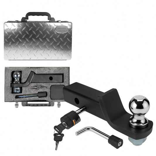 Heavy Duty Trailer Hitch Ball Mount Kit - 2 Inch Drop - 7,500 lb for RV Boat Trailers