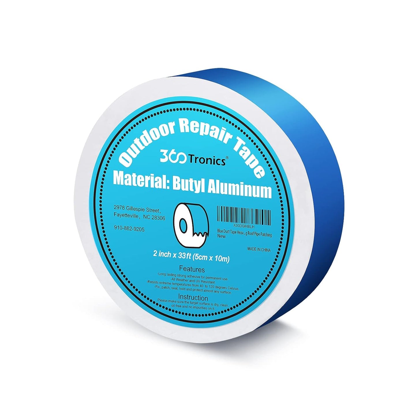 FDS Blue Butyl Tape for RV Roof Repair and Metal Building Repairs