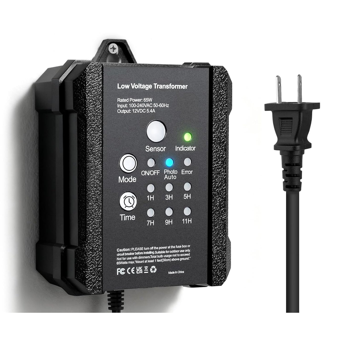 65W Transformer for Low voltage Landscape Lighting, 120VAC to 12VDC Transformer