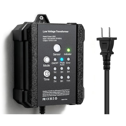 65W Transformer for Low voltage Landscape Lighting, 120VAC to 12VDC Transformer
