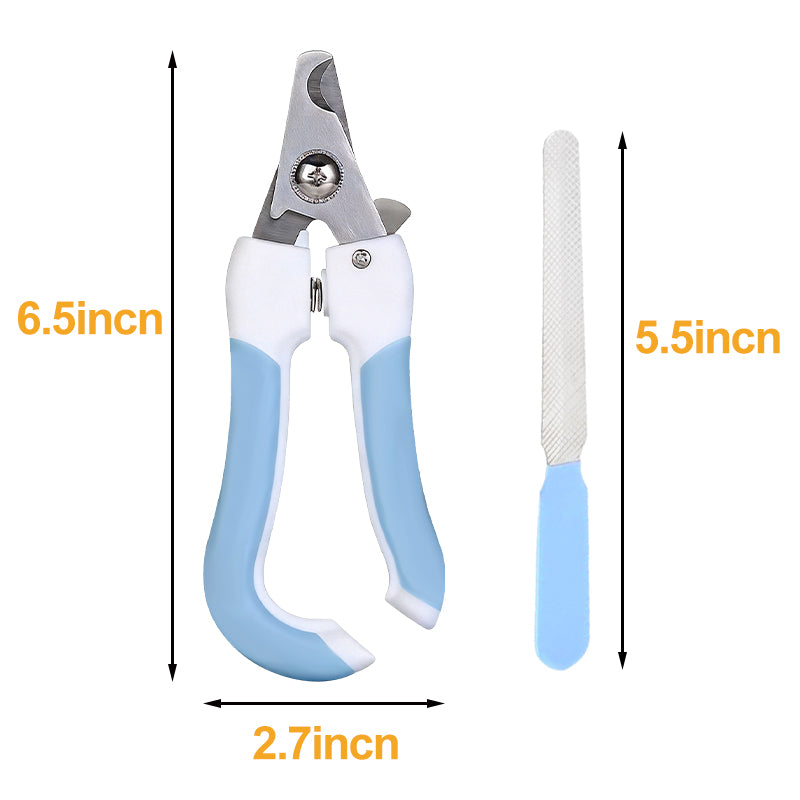 Pet Nails Clipper and File Kit - Sky Blue Color