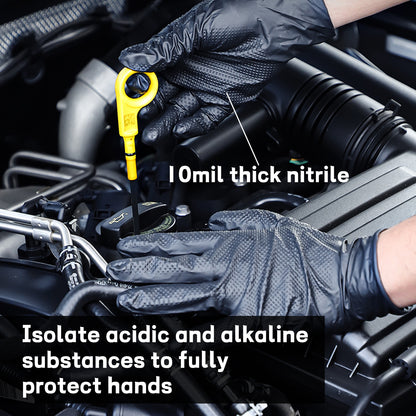 FDS Nitrile Gloves for Auto Repair Mechanics Food Process, FDSSTBXLX100