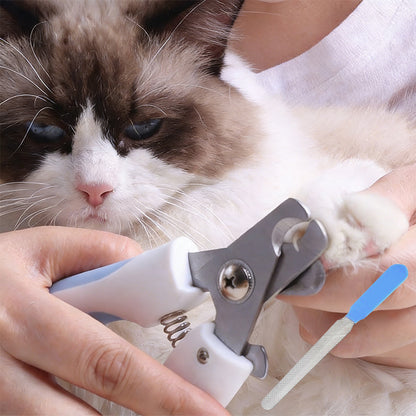 Pet Nails Clipper and File Kit - Sky Blue Color
