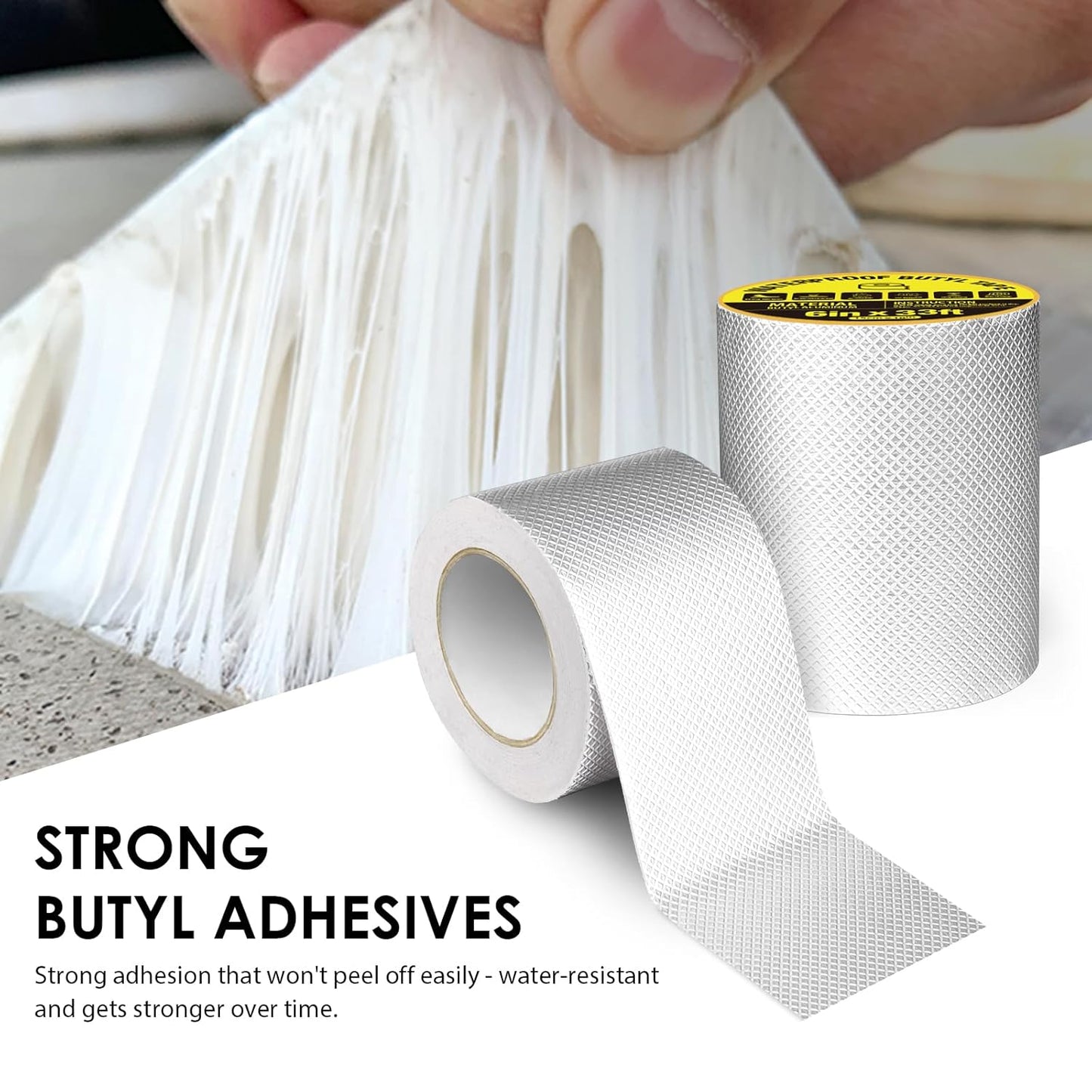 360Tronics Butyl Tape Waterproof Sealing Tape 2in x 33ft