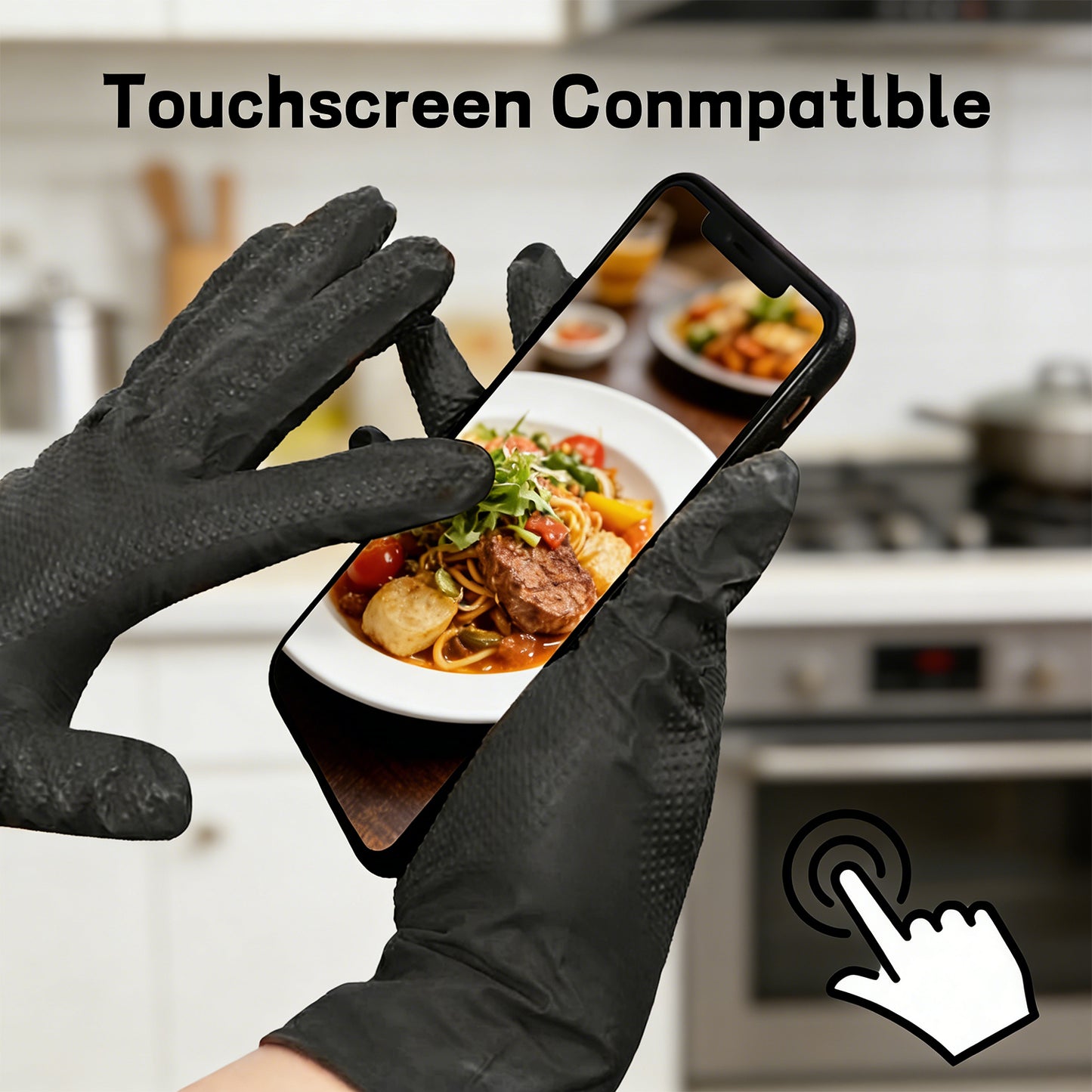 FDS Nitrile Gloves for Auto Repair Mechanics Food Process, FDSSTBXLX100