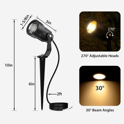 All-in-One Landscape Lighting Kit, 12 Lights+65W Transformer+100ft Wire+Waterproof Connectors
