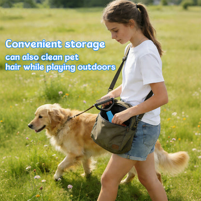 Pet Grooming Rake - Double-Sided Deshedding De matting Tool, Undercoat Rake for Dogs & Cats