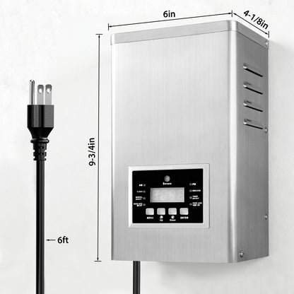 ATCD 300W Low Voltage Landscape Lighting Transformer, 120V to 12V/15V - PS300WSS