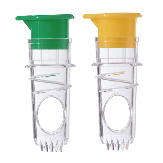2-Pack Lemon Squeezer, Lemon Juicer Hand Tool - Yellow and Green