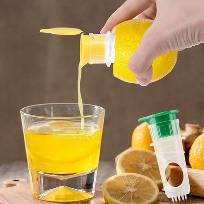 2-Pack Lemon Squeezer, Lemon Juicer Hand Tool - Yellow and Green