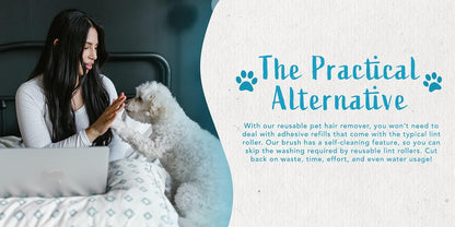 Lint Remover Brush, Removes Lint from Clothing, Couch, Furniture, Bedding and Car - Blue