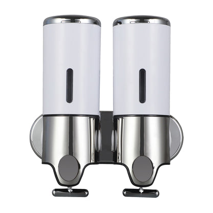 Shampoo Dispenser - Double Head Milky Bottles