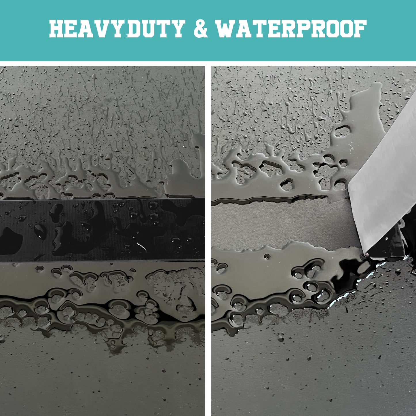 Black Duct Tape Heavy Duty, Multi-Use Duct Tapes for Packaging, Binding, Material Handling