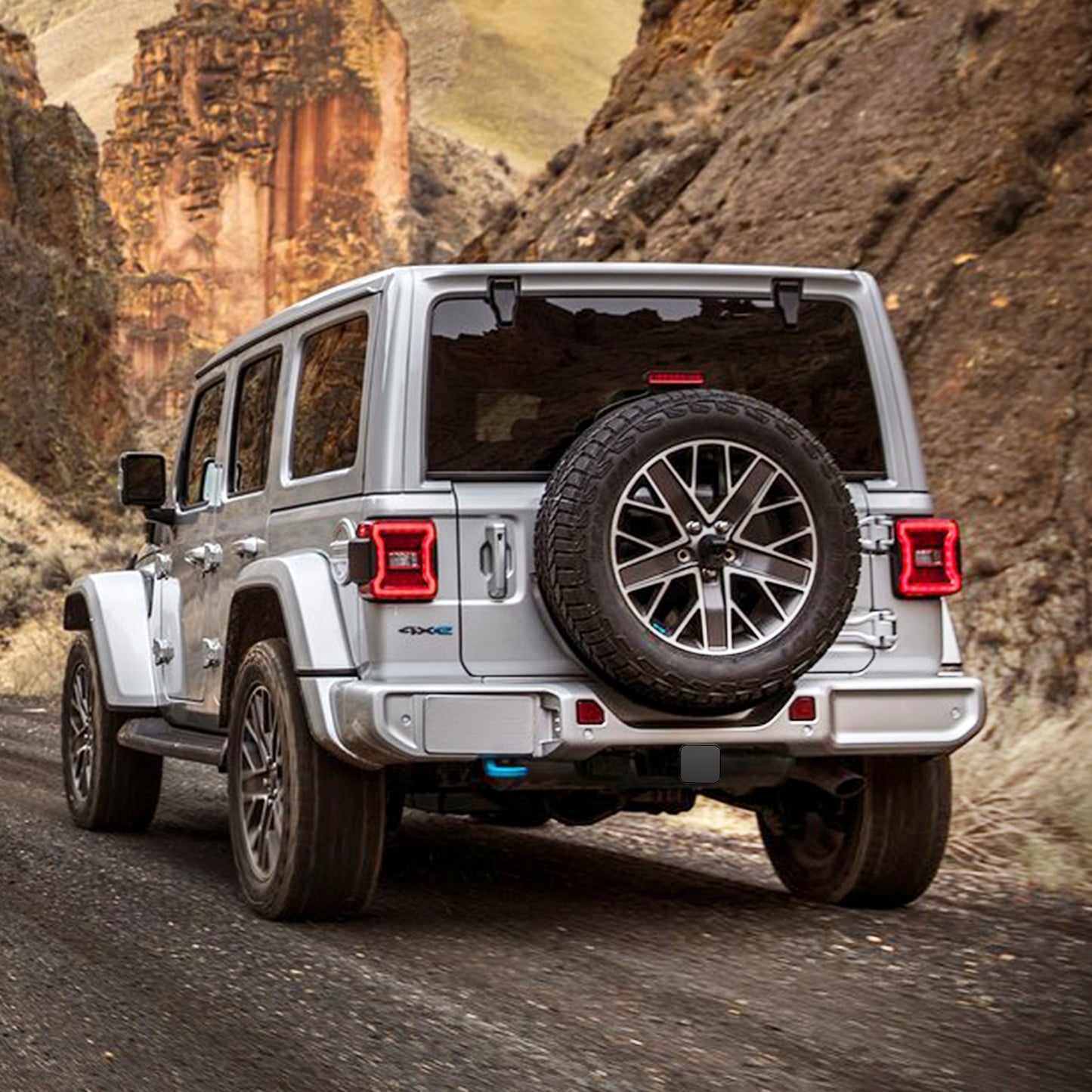 Rubber Hitch Cover for Jeeps - Universal Fitment for 2'' Hitches