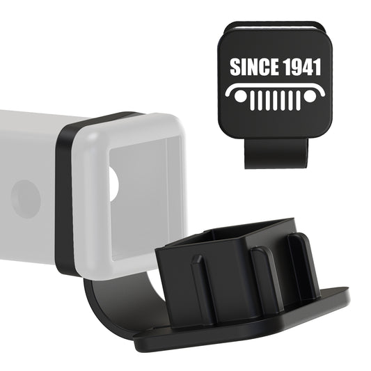 Rubber Hitch Cover for Jeeps - SINCE 1941 - Fits for 2'' Trailer Hitch Shranks