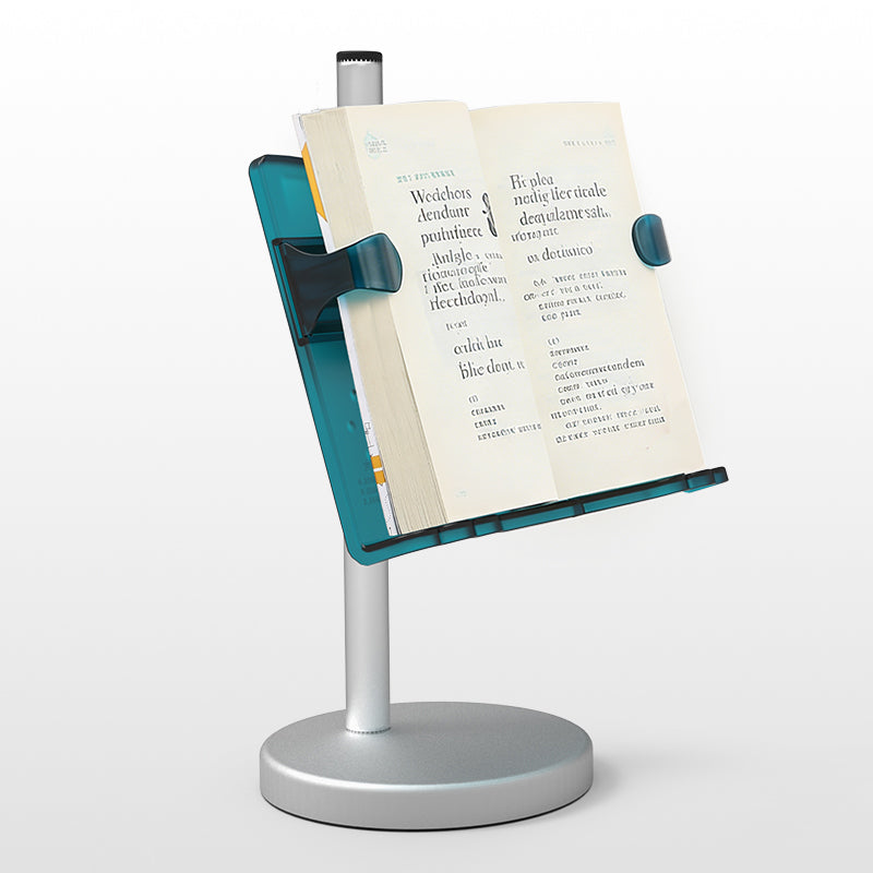 Book Holder for Reading Hands Free, Adjustable Reading Stand for Desk, Recipe Stand, Book Prop for Book Lovers