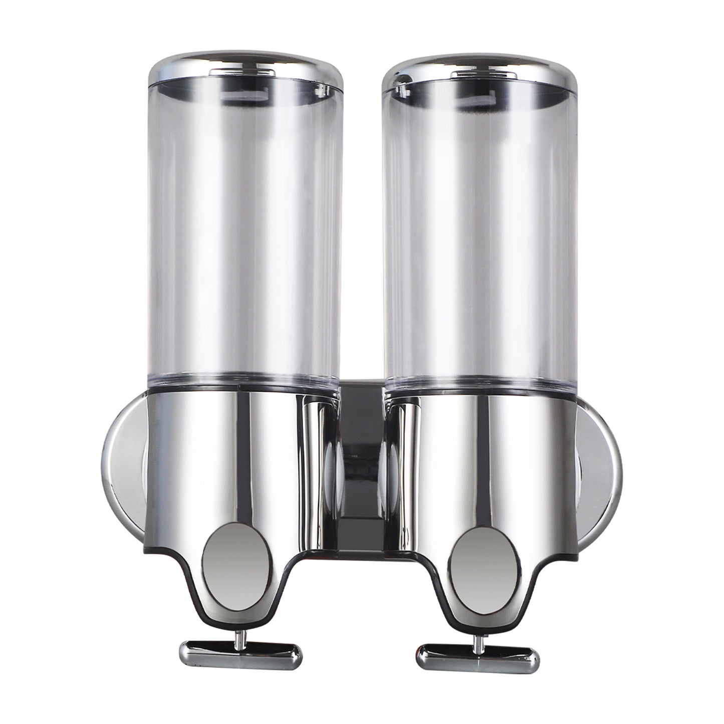 Soap Lotion Dispenser - Double Head Clear Bottles