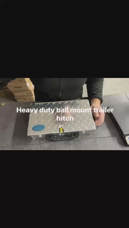 Heavy Duty Trailer Hitch Ball Mount Kit - 2 Inch Drop - 7,500 lb for RV Boat Trailers